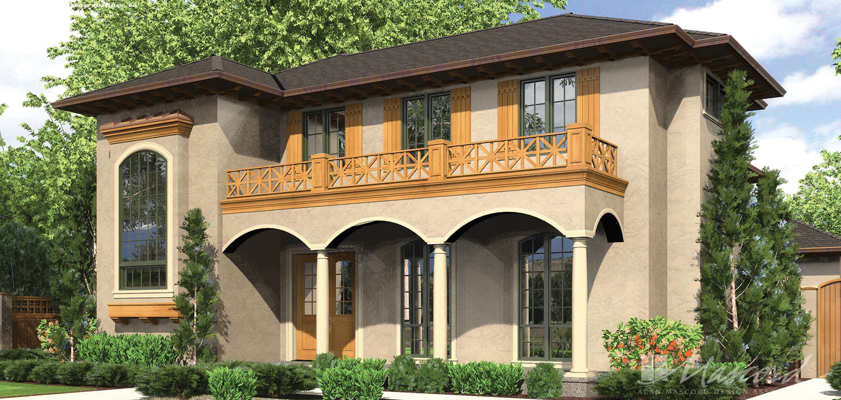 Mascord House Plan B2379: The Isabella