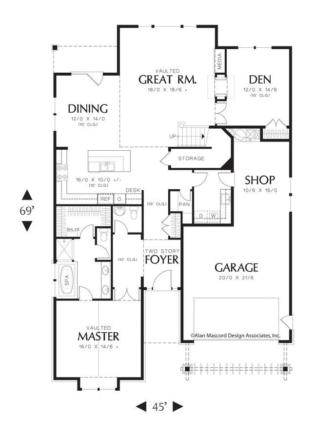 Craftsman House Plan 2382 The Turner 3390 Sqft, 4 Beds, 2