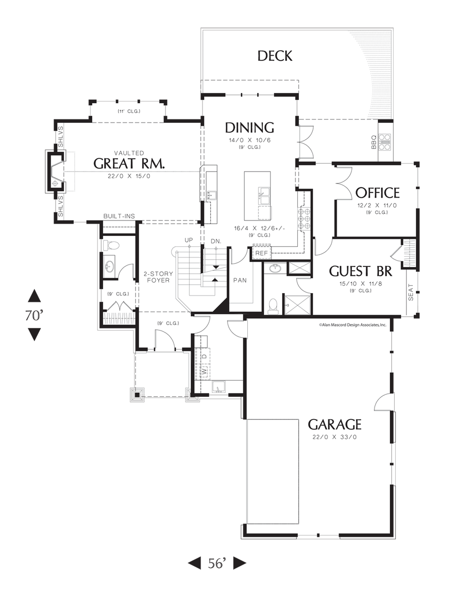 Craftsman House Plan 2387 The Iverson: 3926 Sqft, 7 Beds, 4.1 Baths