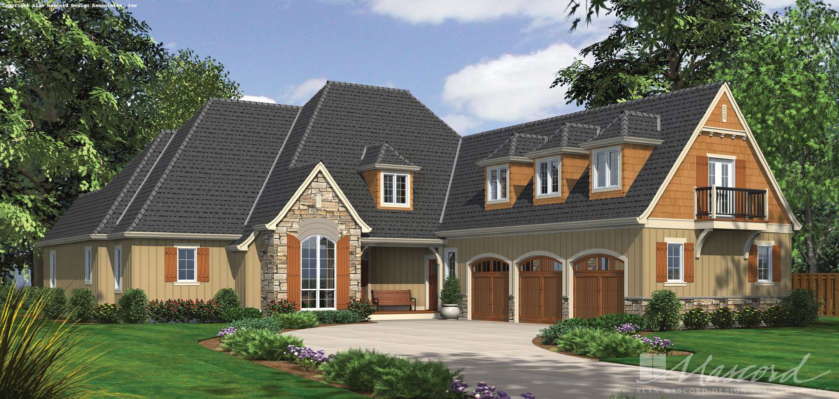 Mascord House Plan 2390: The Hamilton