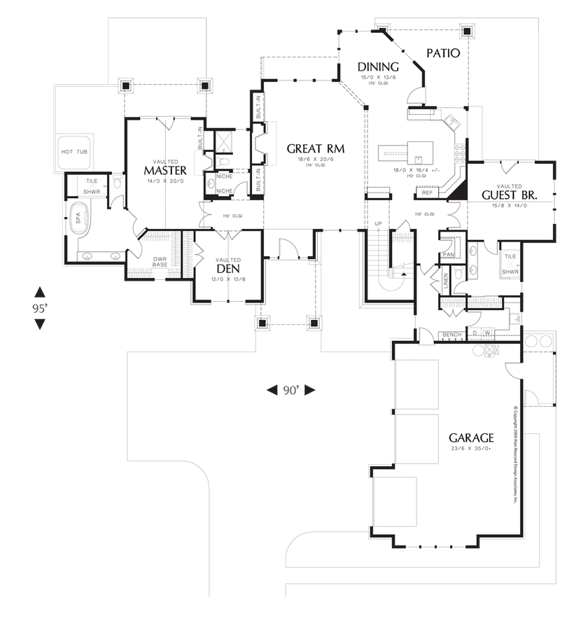 Craftsman House  Plan  2393 The Mountainview 3564 Sqft 3 