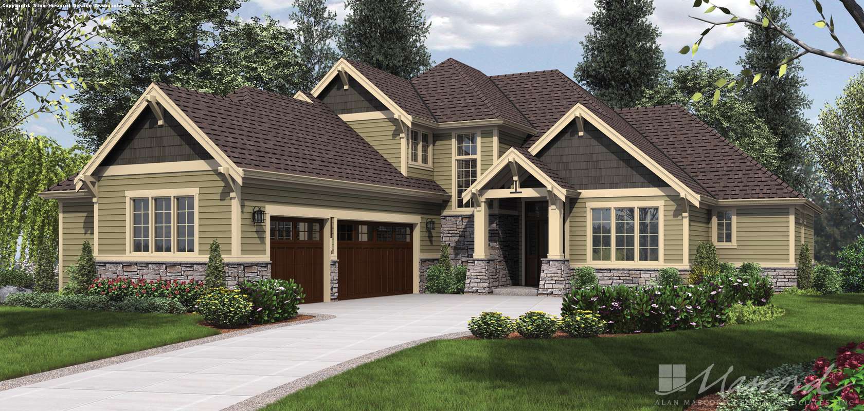 Mascord House Plan 2396: The Vidabelo