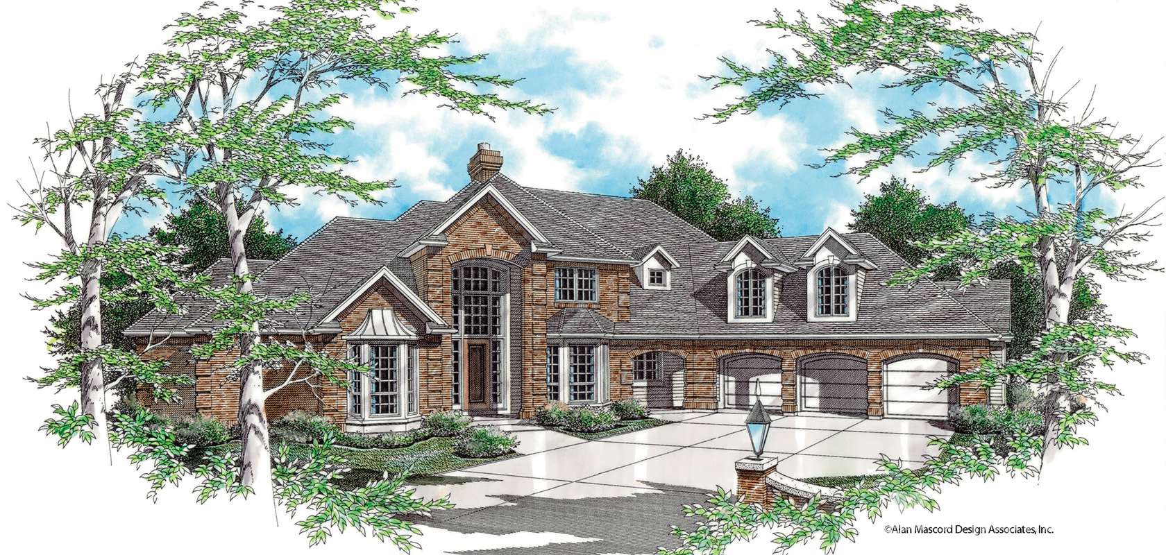 Mascord House Plan B2406: The Holloway