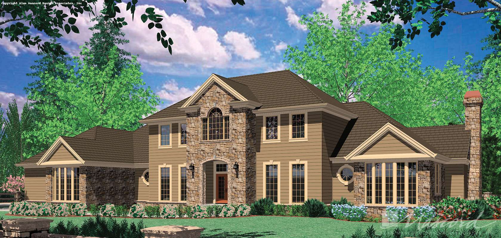 Mascord House Plan 2408: The Huxford