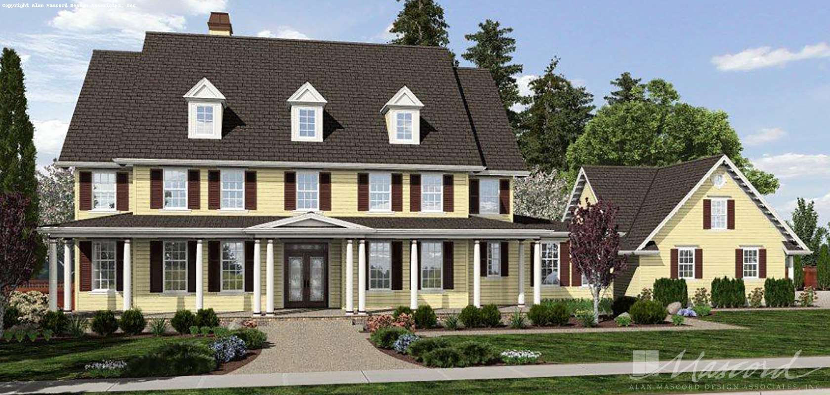 Mascord House Plan 2418A: The Garnell