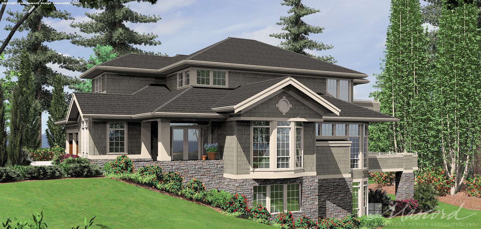 Mascord House Plan 2423: The Mendon