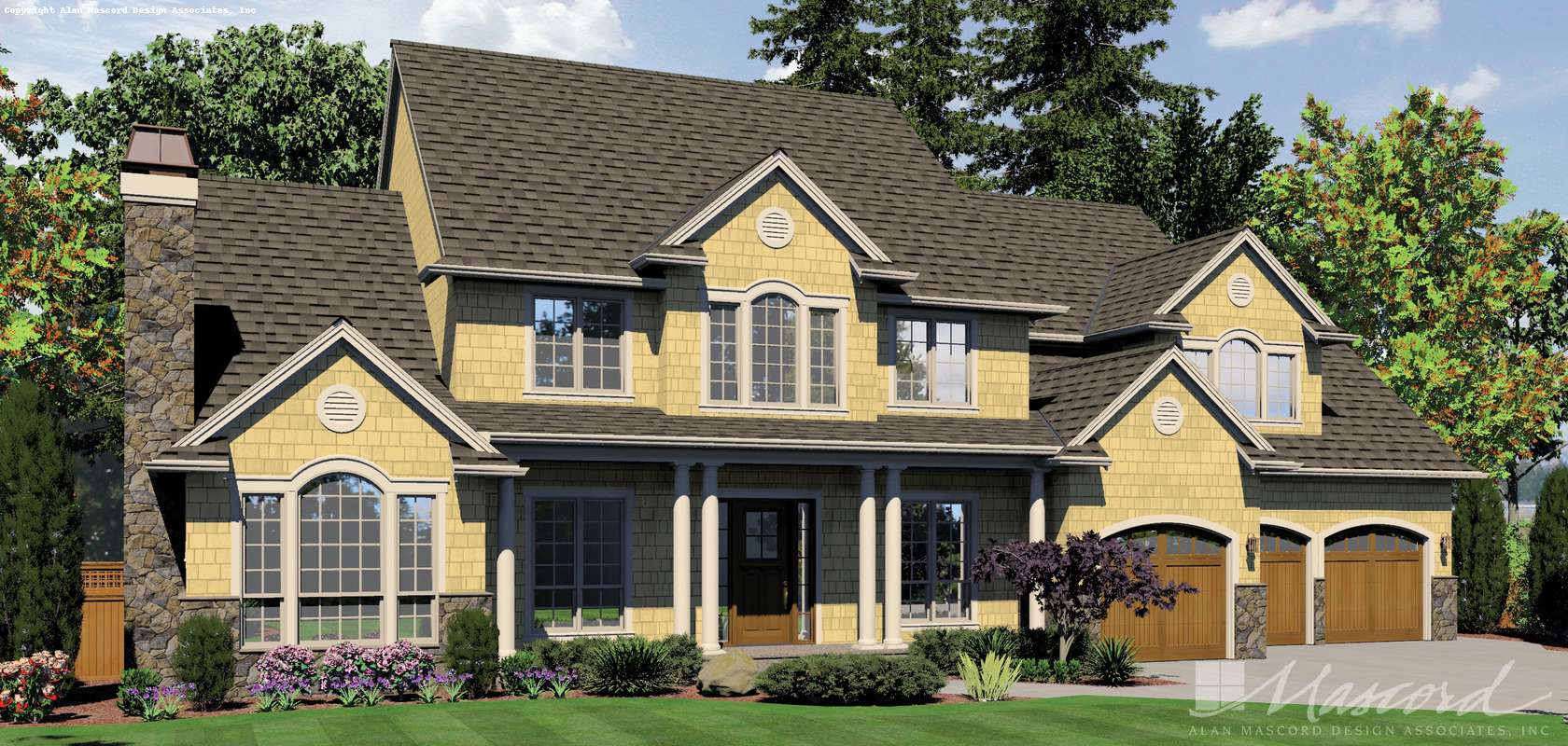 Mascord House Plan 2428C: The Winthrop