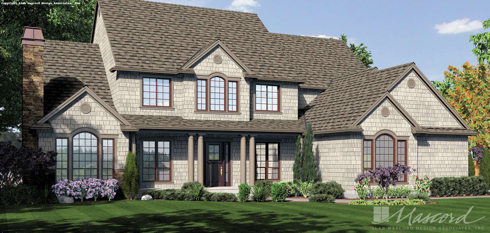 Mascord House Plan 2428CA: The Winthropshire