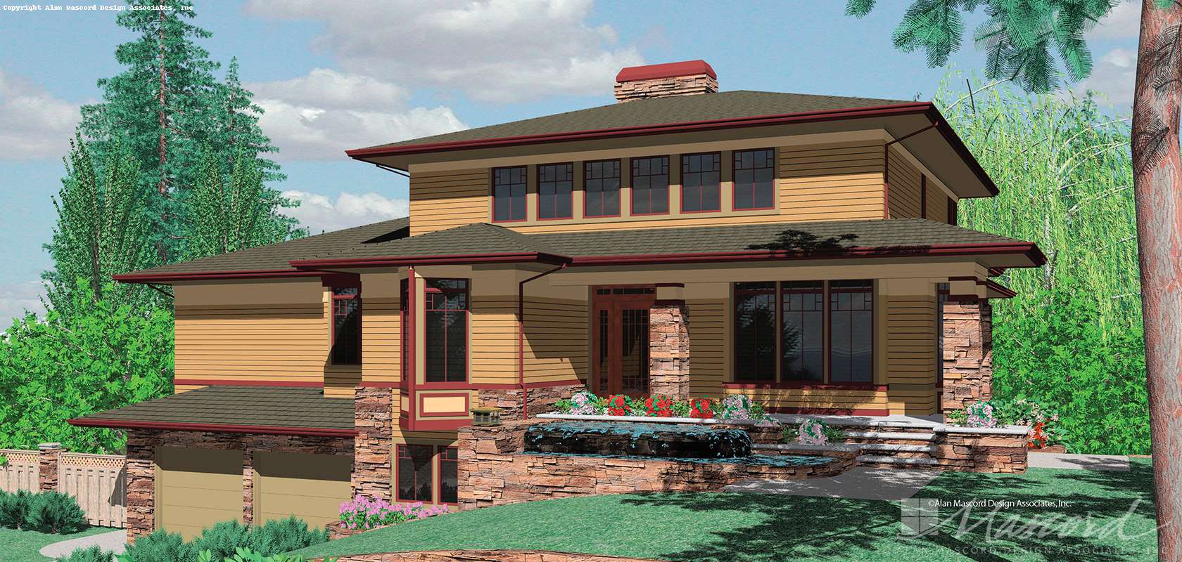 Mascord House Plan 2429: The Kenison