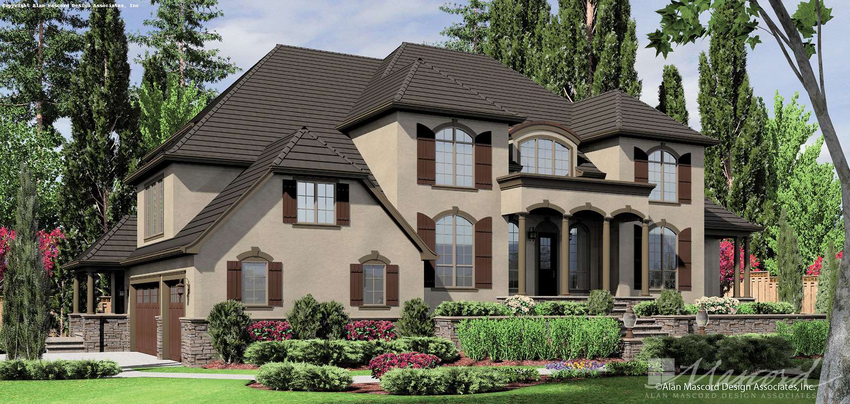 Mascord House Plan 2432: The Douglas