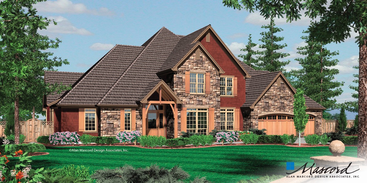 Mascord House Plan 2434 The Ellisville