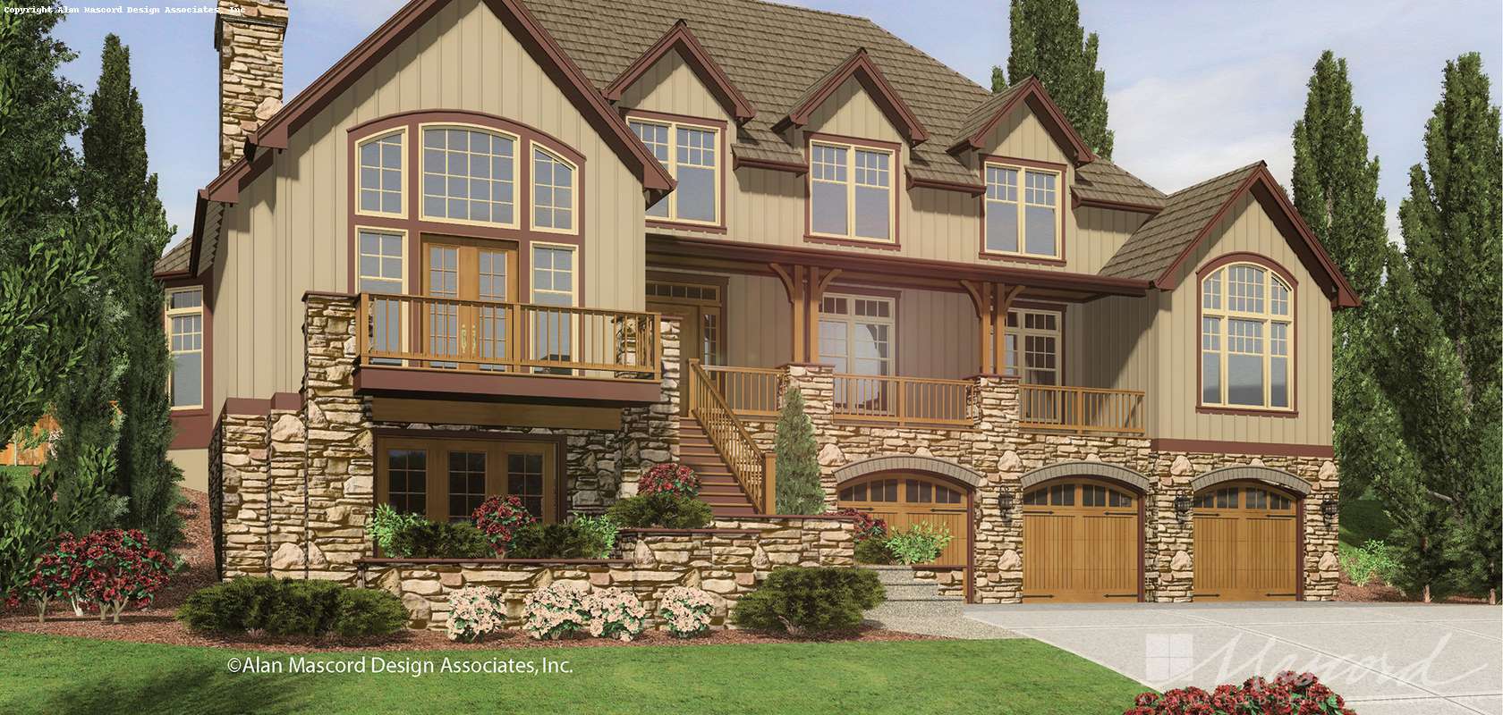 Mascord House Plan 2438: The Goldstein