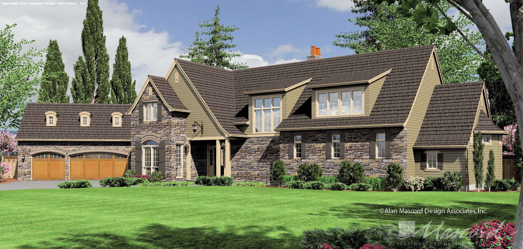 Mascord House Plan 2448: The Glendale