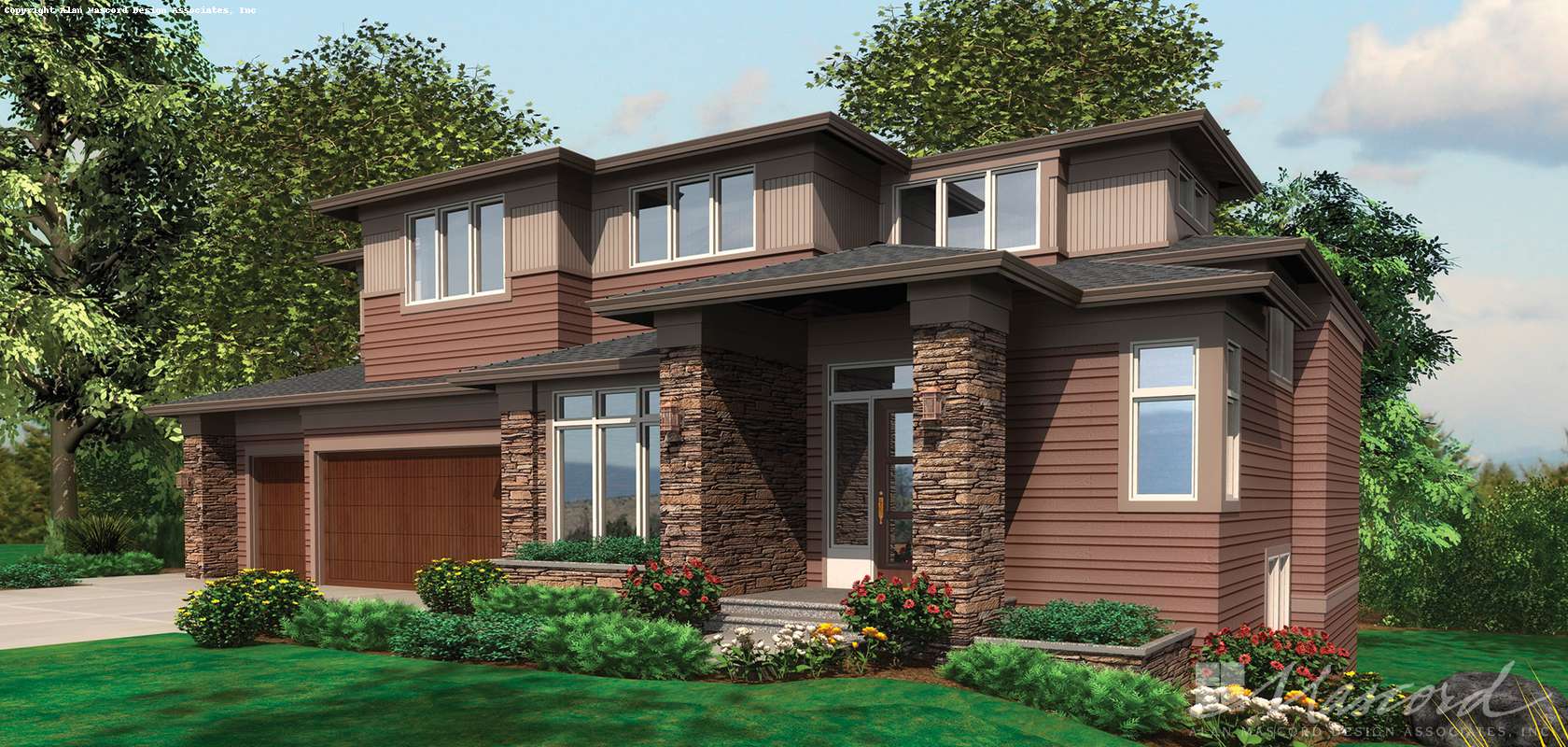 Mascord House Plan 2450: The Karstan