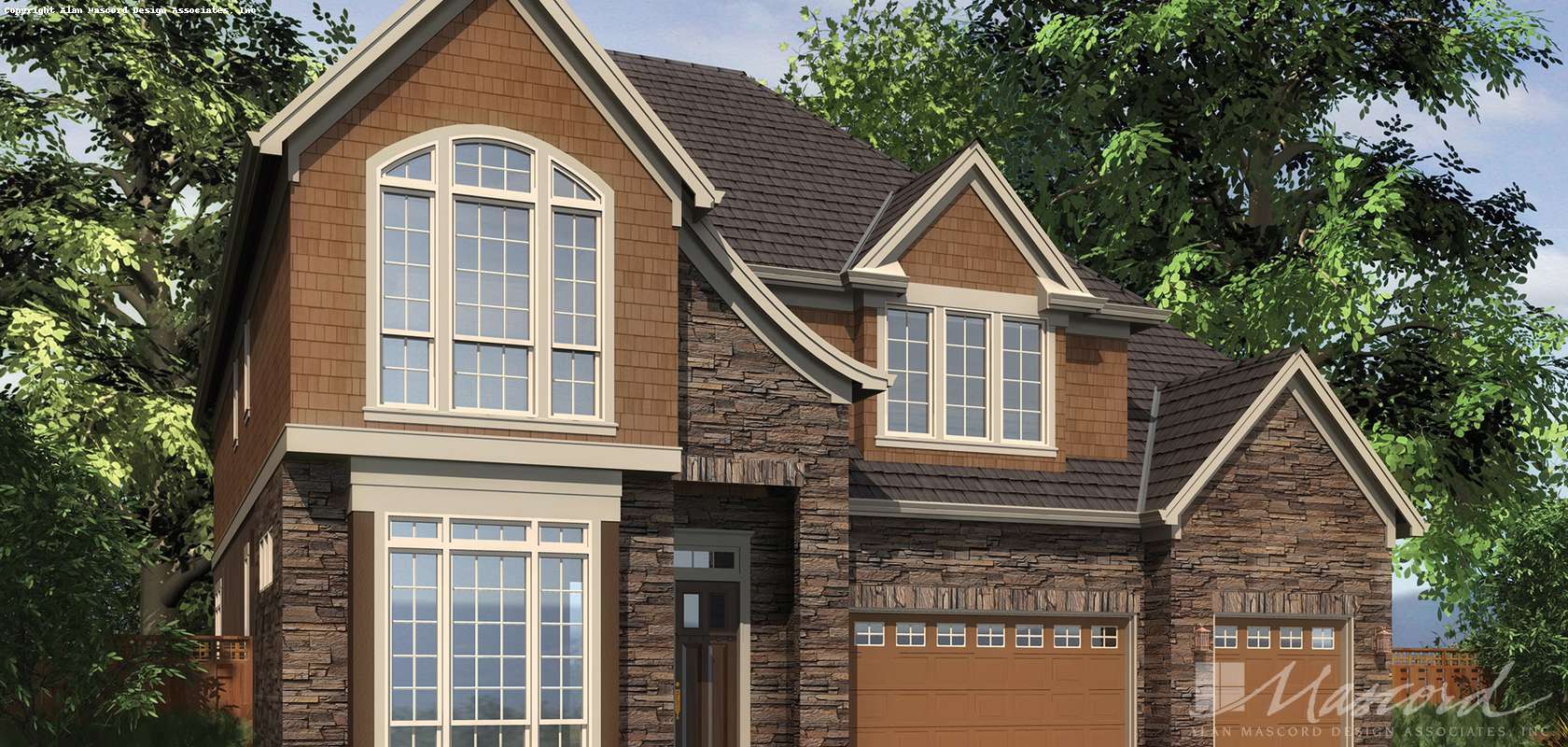 Mascord House Plan 2457: The Tucker