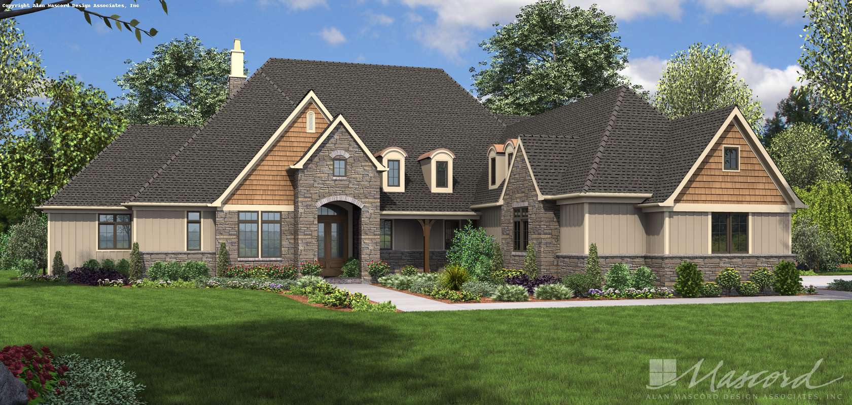 Mascord House Plan 2459A: The Williamson