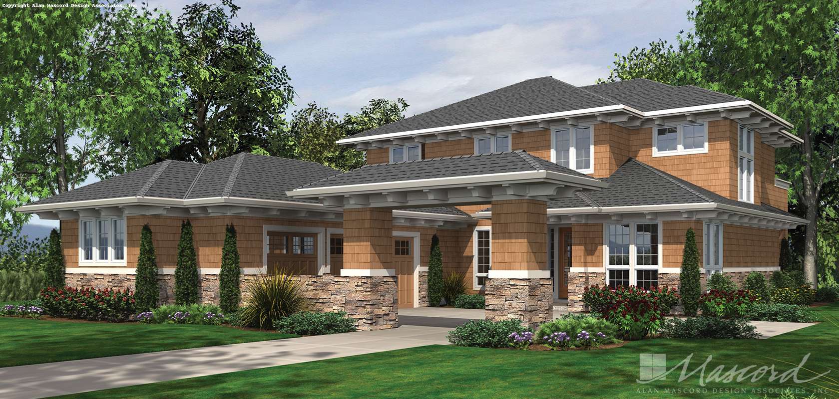 Mascord House Plan 2460: The Aberle