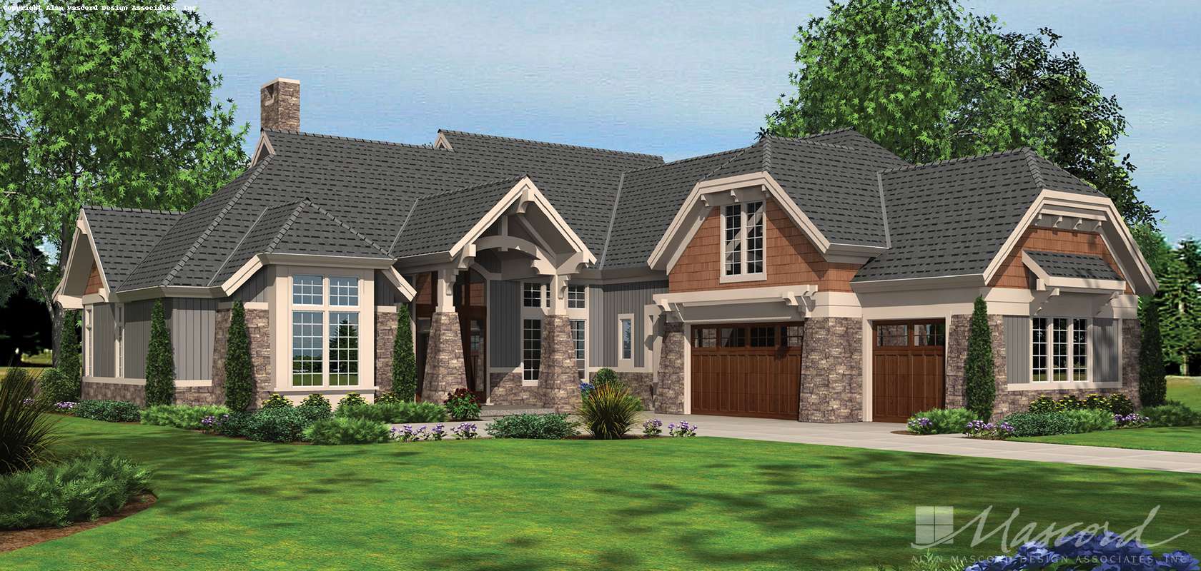Mascord House Plan 2461: The Dennison