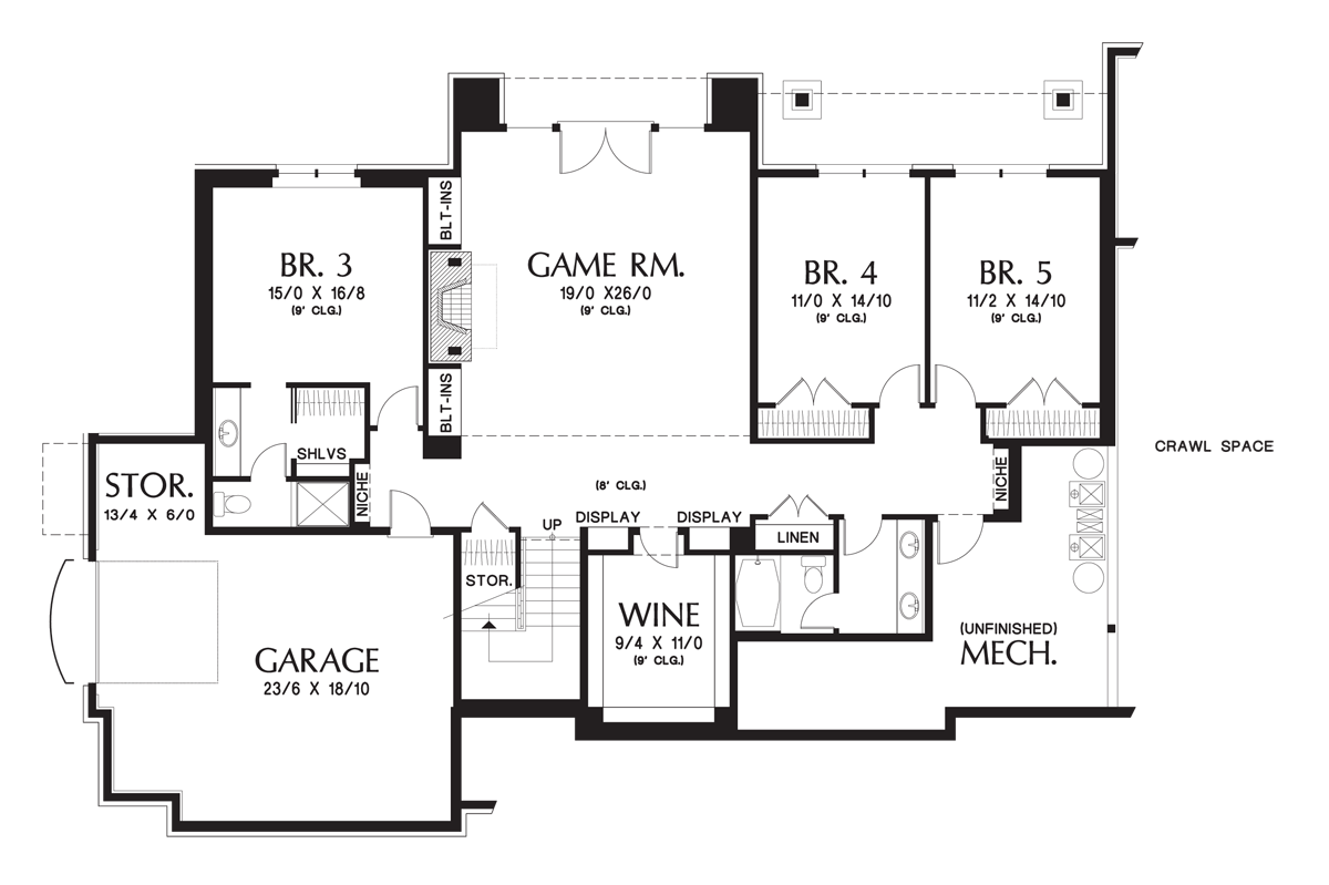 Craftsman House Plan 2467 The Hendrick 5266 Sqft 5 Beds 3 2 Baths