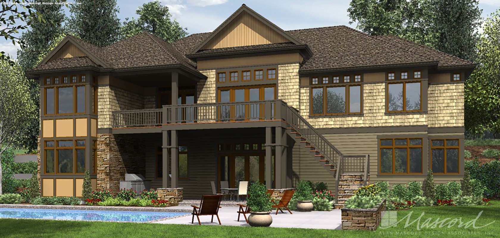 Country House Plan 2468 The Wickham: 6228 Sqft, 5 Beds, 4.1 Baths