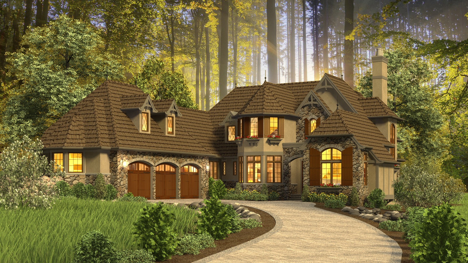 Cottage House Plan 2470 The Rivendell Manor 4142 Sqft 3 Beds 3 1 Baths