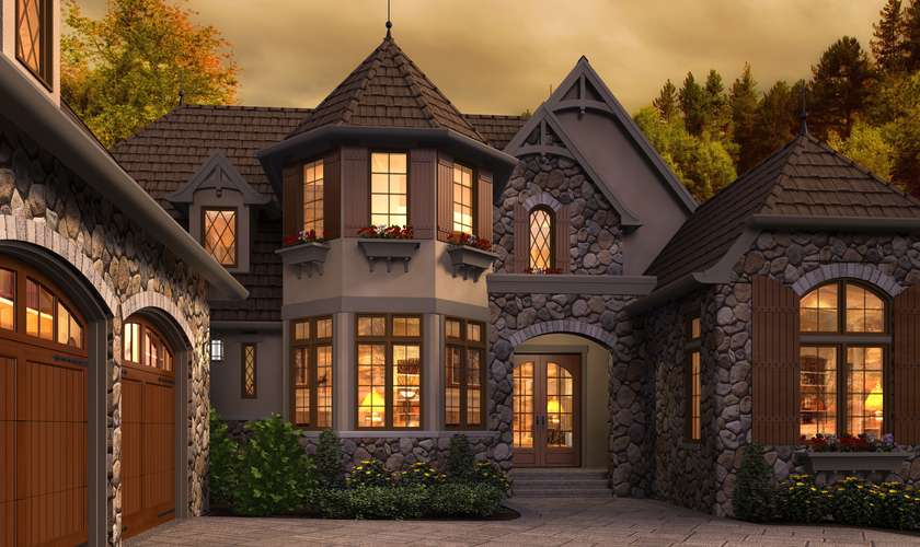 Mascord House Plan 2470: The Rivendell Manor
