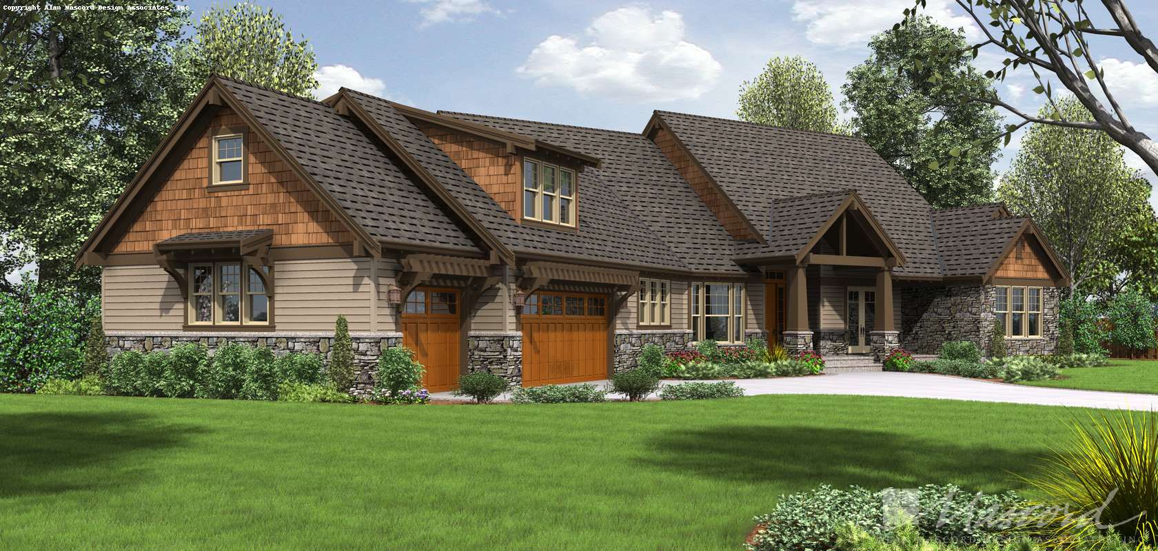 Mascord House Plan 2471: The Braecroft