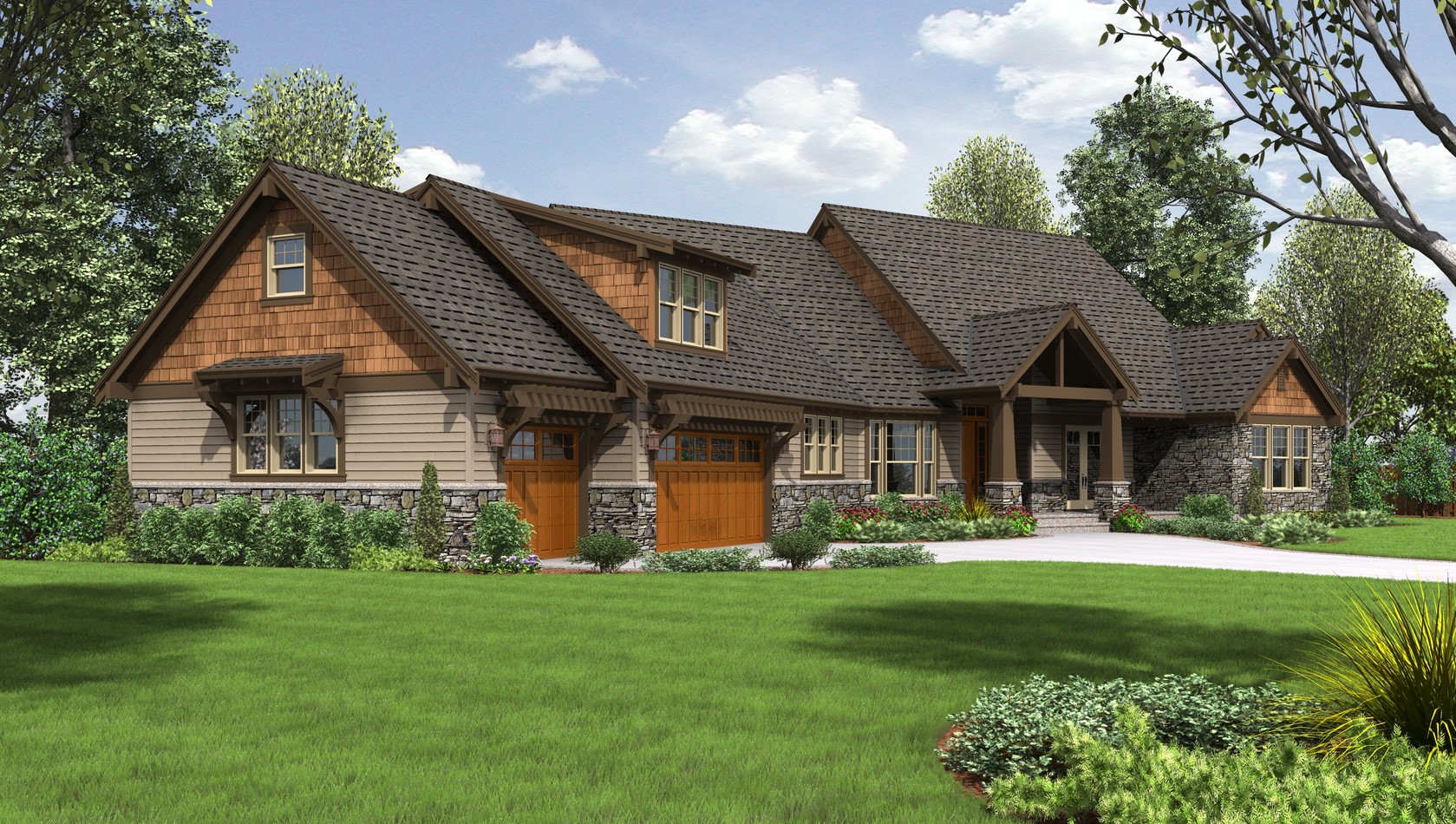 Mascord House Plan 2471: The Braecroft