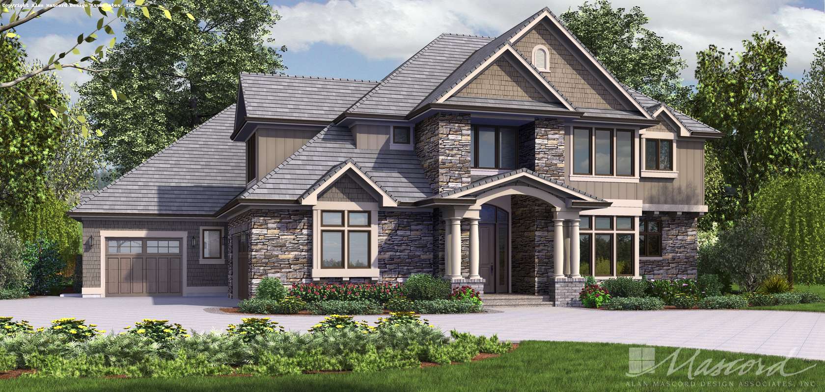 Mascord House Plan 2473: The Rutledge