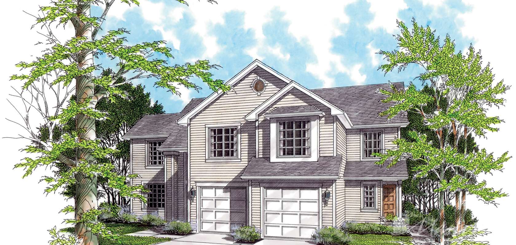 Mascord House Plan 4015: The Birchfield