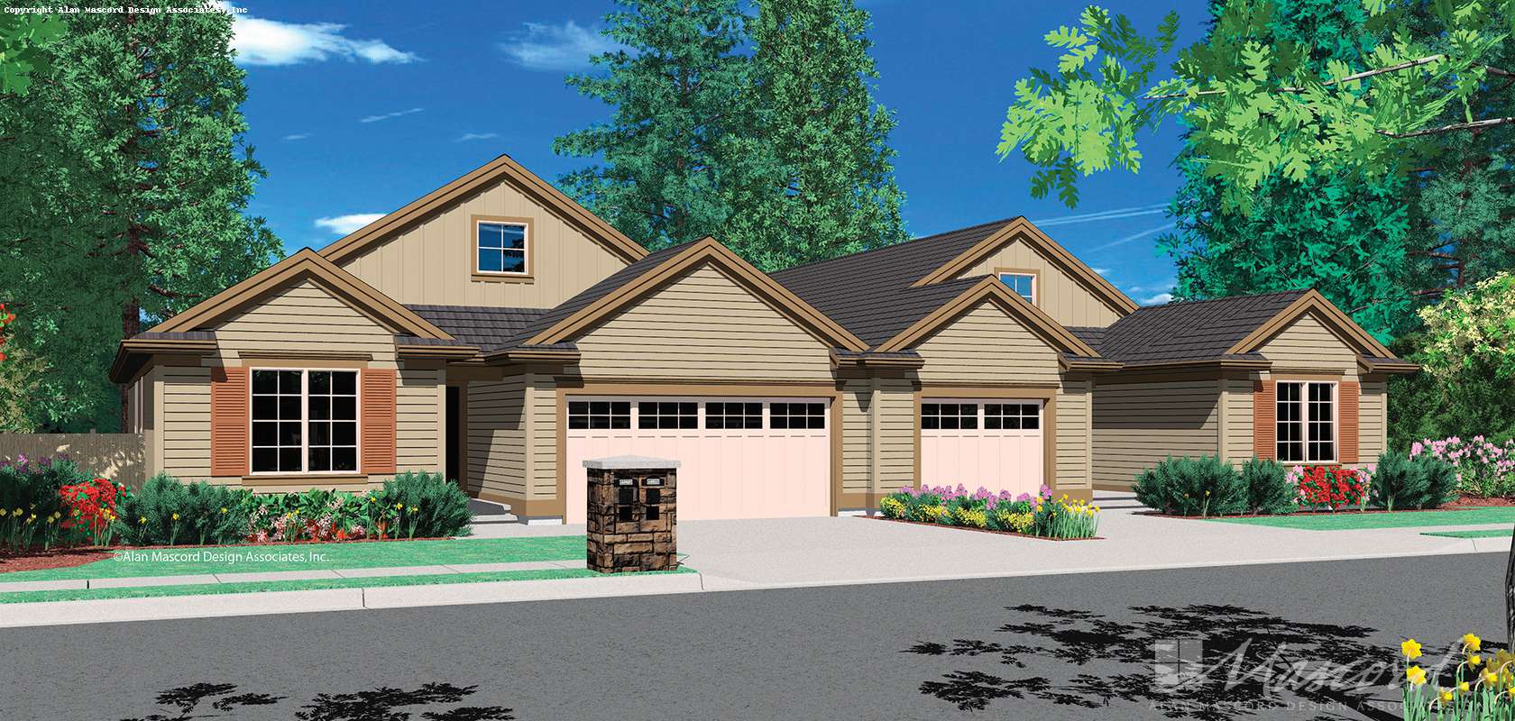 Mascord House Plan 4028: The Eagleton