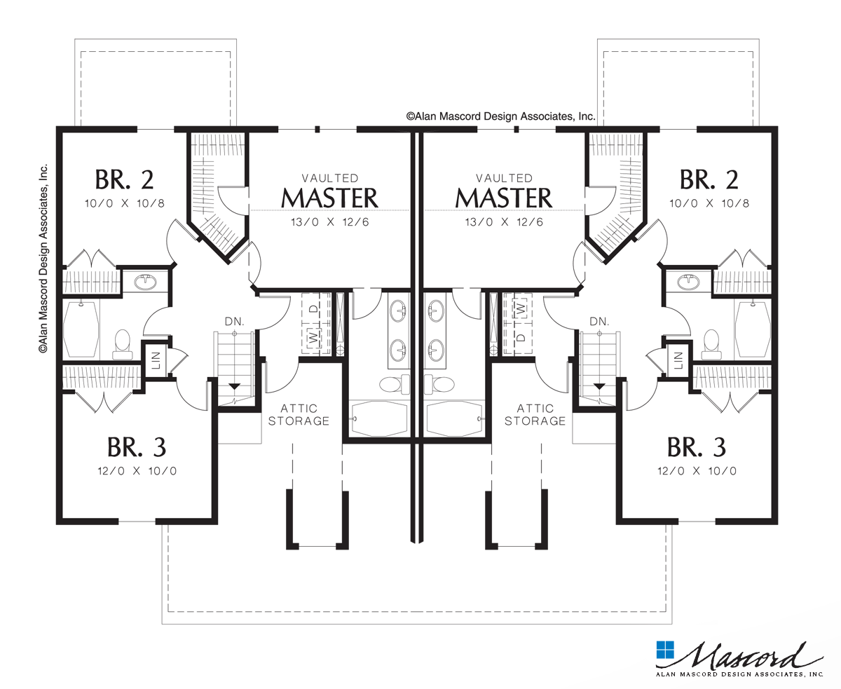 Traditional House Plan 4029 The Lambrook: 2950 Sqft, 3 Beds, 2.1 Baths