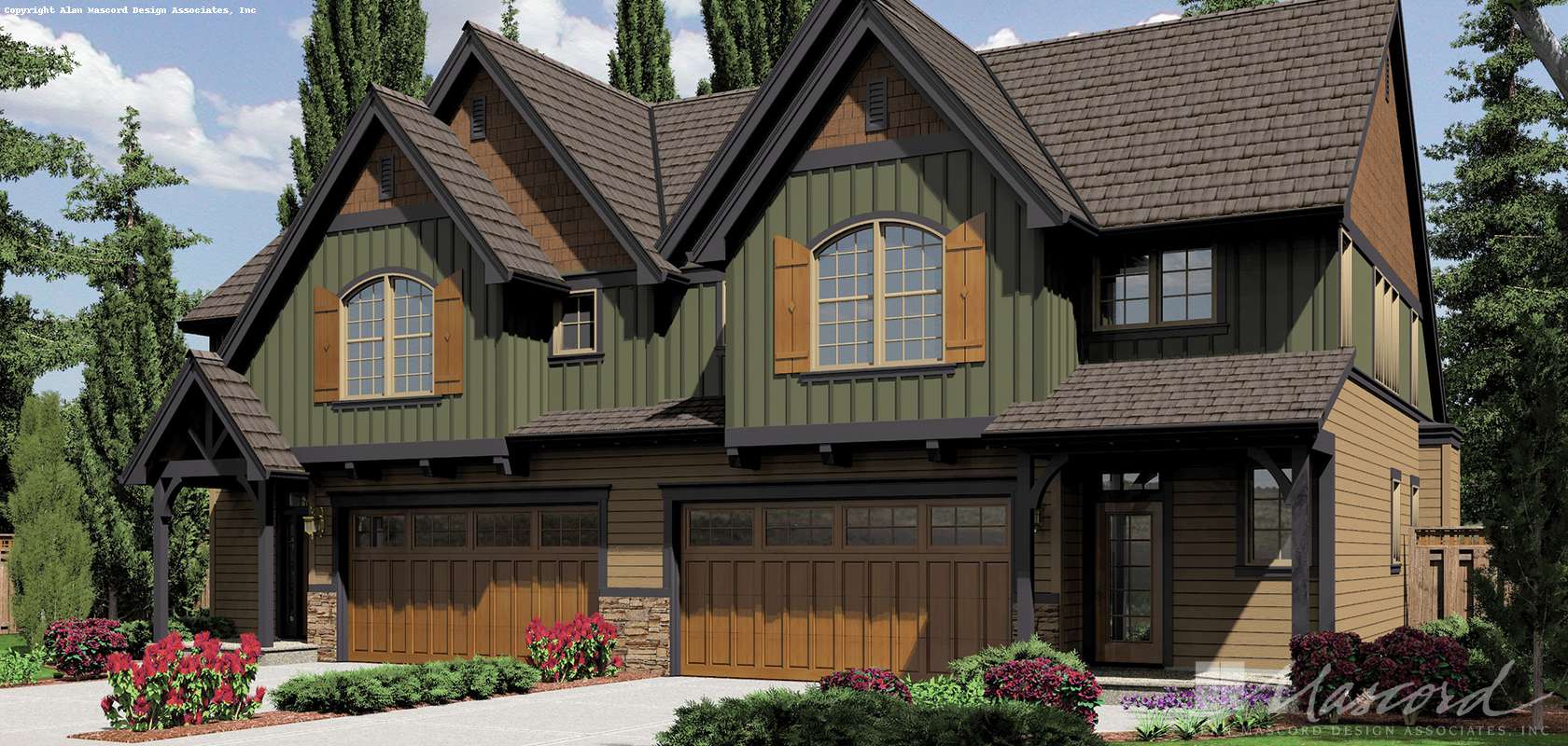 Mascord House Plan 4038: The Hawthorn
