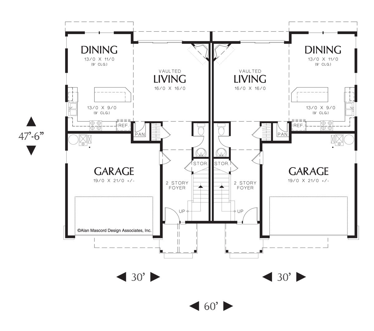 Cottage House Plan 4039 The Normandy: 3278 Sqft, 2 Beds, 2.1 Baths