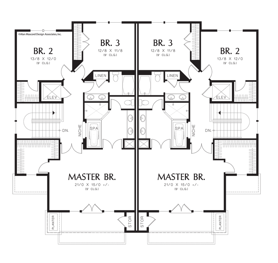 Contemporary House Plan 4041 The Prairiefire: 5722 Sqft, 3 Beds, 2.1 Baths