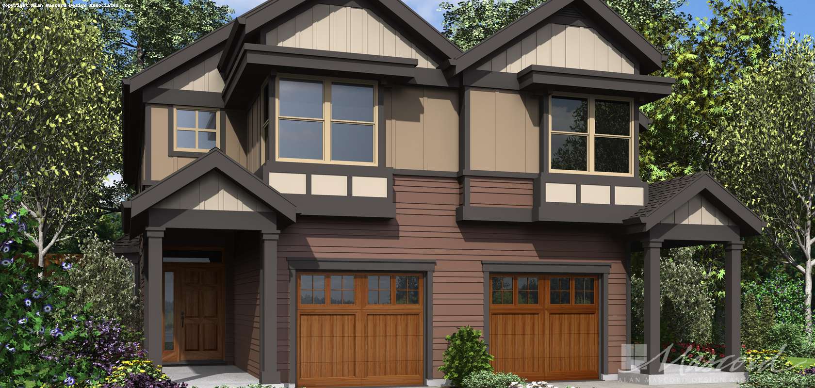 Mascord House Plan 4045: The Cascades