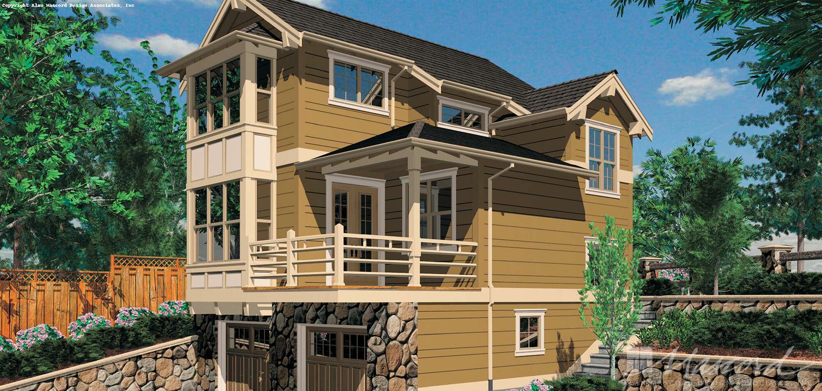 Mascord House Plan 5020: The Merillat