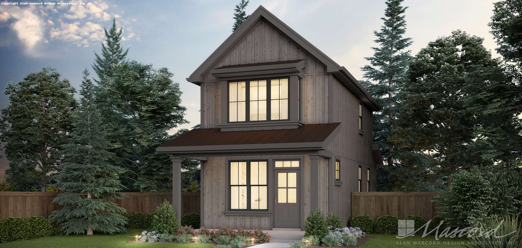 Mascord House Plan 21153: The Roosevelt